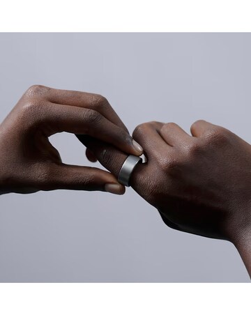 Ultrahuman Ring AIR Bluetooth Smart Ring - Raw Titanium - Size 9