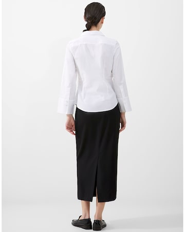 French Connection Isabelle Poplin Asymmetric Shirt