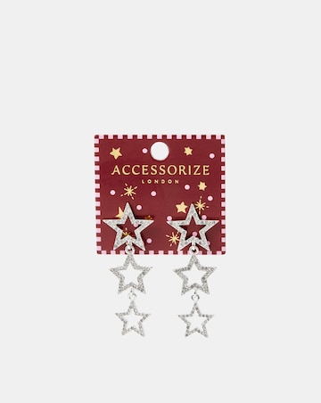 Accessorize Star Drop Earrings