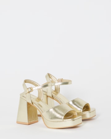 Chacha Platform Heel Sandals - Wide Fit (E)