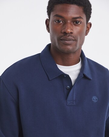 Timberland Polo Style Sweatshirt - Navy