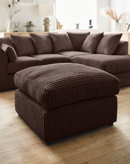 Ferguson Jumbo Cord Footstool