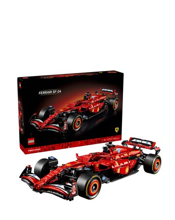 LEGO Technic Ferrari SF-24 F1 Car Model Kit for Adults, Build Your Own 42207