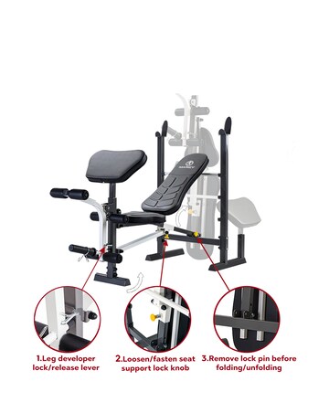 Marcy MWB-20100 Folding Compact Weight Bench