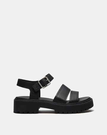 Timberland Stone Street Black Full Grain Sandals