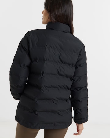 Snowdonia Black Showerproof Short Coat