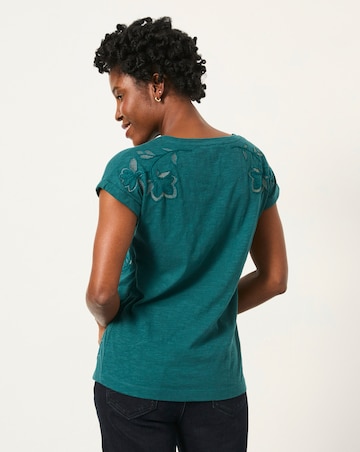 Fatface Ivy Embroidered Top