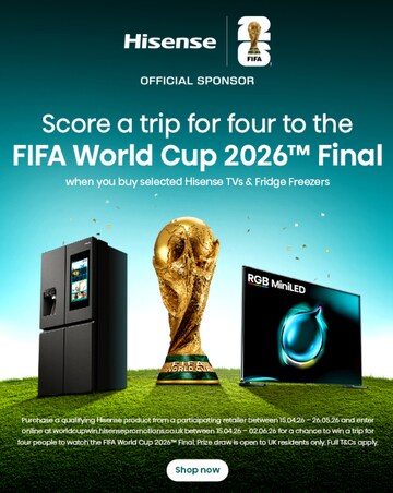 Hisense RB5P410SACCUK Extra Large Combi Fridge Freezer - Black