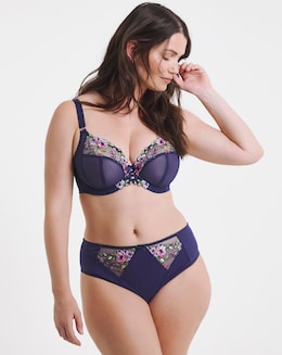 Elomi Himari High Leg Knicker Midnight