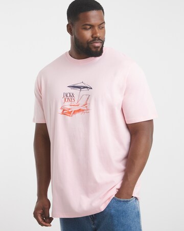 Jack & Jones Almeria Graphic T-Shirt - Pink