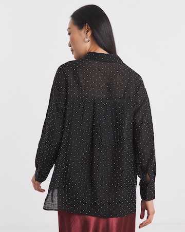 Metallic Spot Shirt