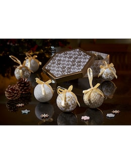 Three Kings Snowflake Baubles - Set of 14