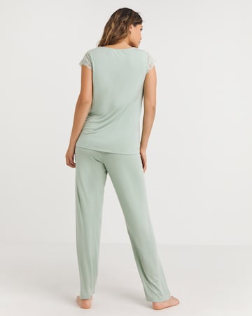 Nora Rose Julia Jersey Cap Sleeve Pyjama Set