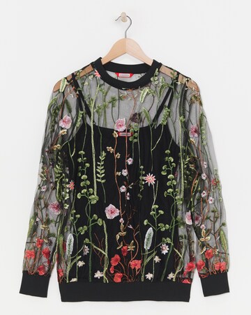 Joe Browns Beautiful Embroidered Top with Cami