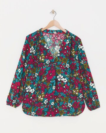 Julipa Moss Crepe Floral Printed Blouse