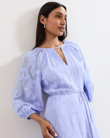 Phase Eight Liona Floral Jaquard Midi Dress