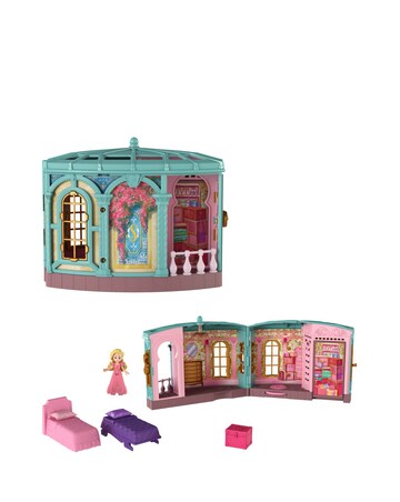 Wicked So Popular Dorm Small Doll Playset with 3 Play Spaces & 10 Total Pieces
