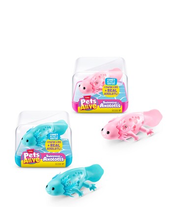 Pets Alive Water Swimming Axolotl Bath Toy Assortment