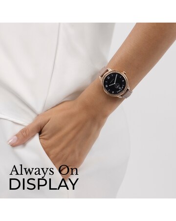 Radley Series 33 AMOLED Slim Silicone Leather Smart Watch - Pink