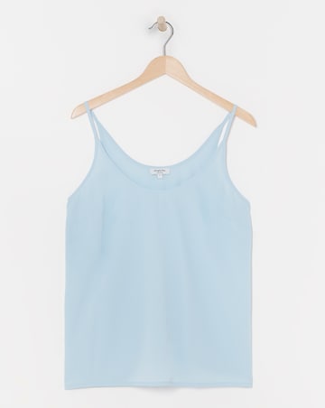 Simply Be Light Blue Scoop Neck Cami