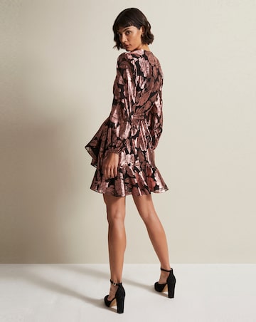 Phase Eight Foil Wrap Dress