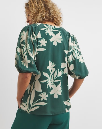 Joanna Hope Puff Sleeve Blouse