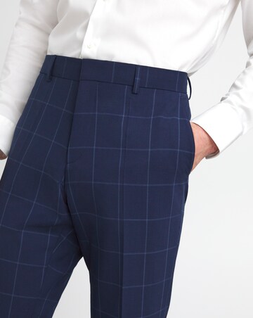 BOSS Slim Fit Check Suit Trouser