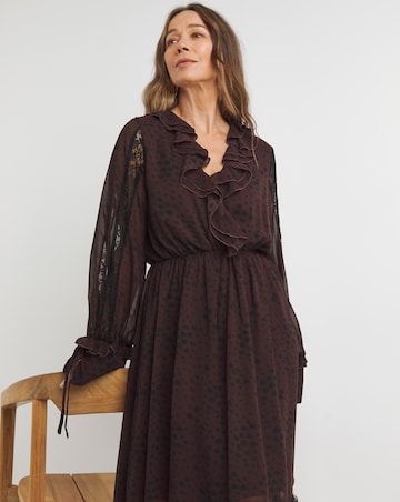 Frill Detail Maxi Dress