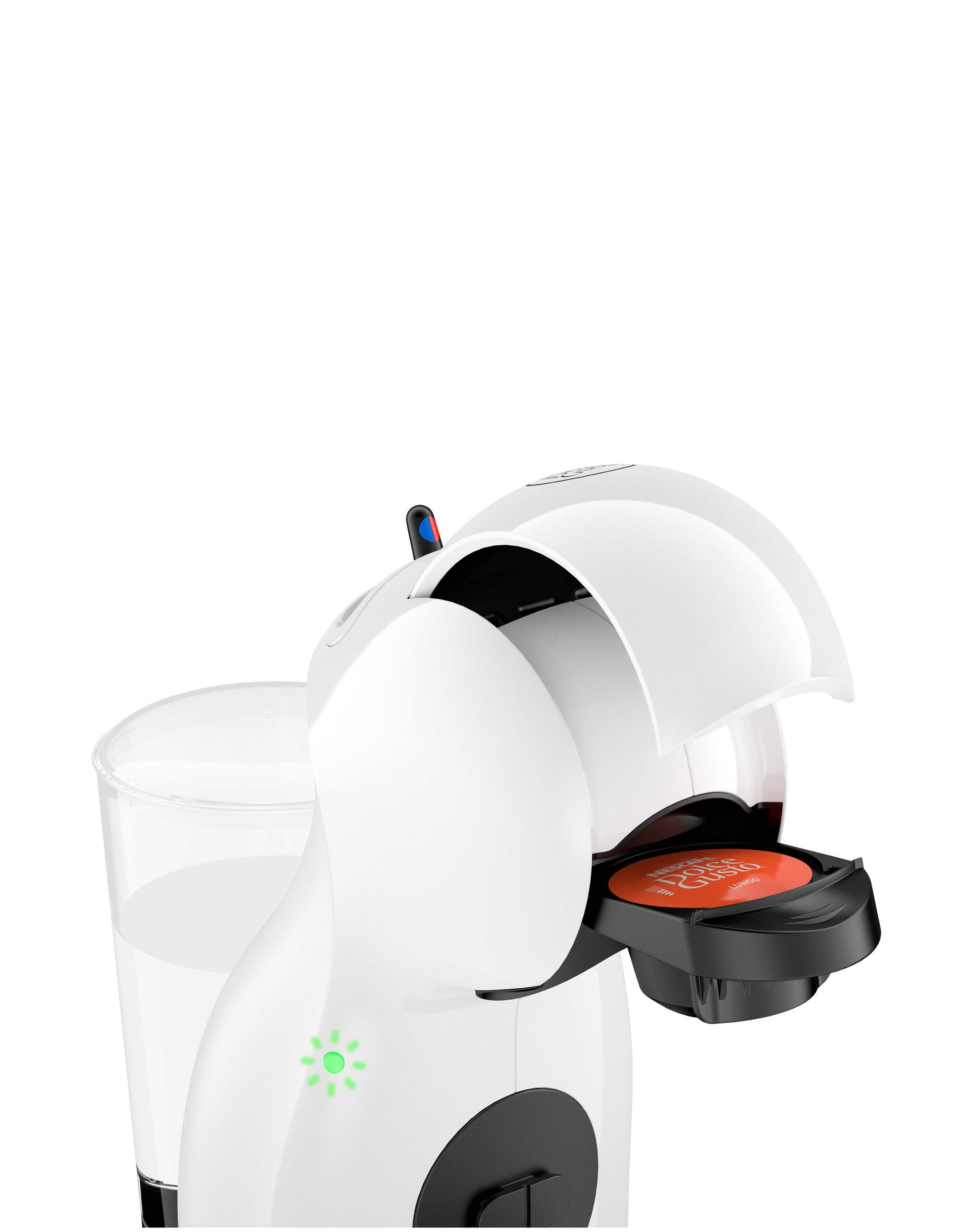 De'Longhi EDG210.WB Piccolo XS White Pod Coffee Machine | Ambrose