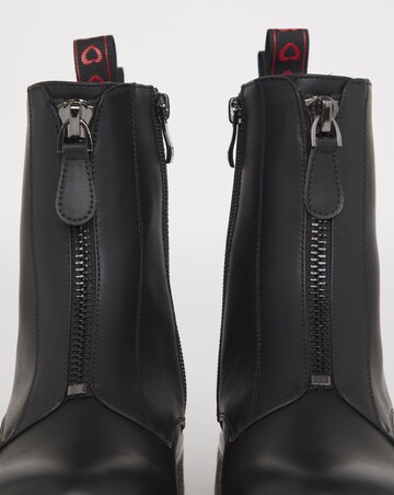 Heavenly Feet Oberon Zip Chunky Boot Wide Fit