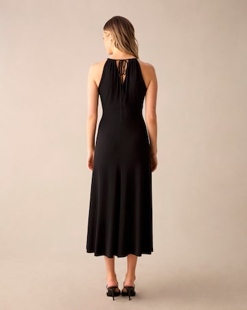 Ro&Zo Jersey Halterneck Midi Dress