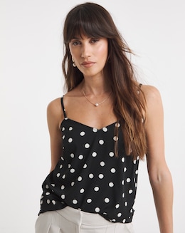 Printed Strappy Cami