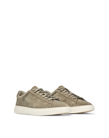 BOSS Kieran Suede Trainer - Khaki