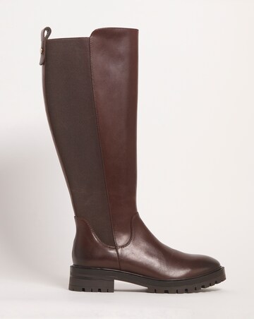 Macey Leather High Leg Boot E Fit Standard Calf