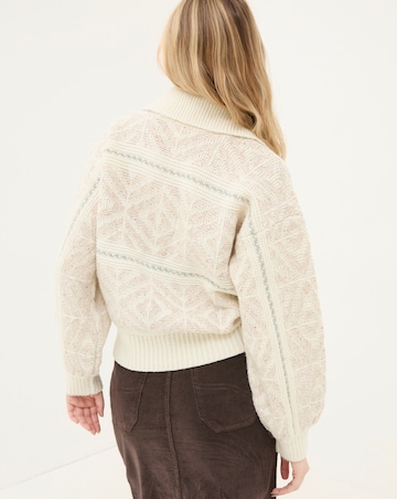 FatFace Haisley Pattern Cardigan