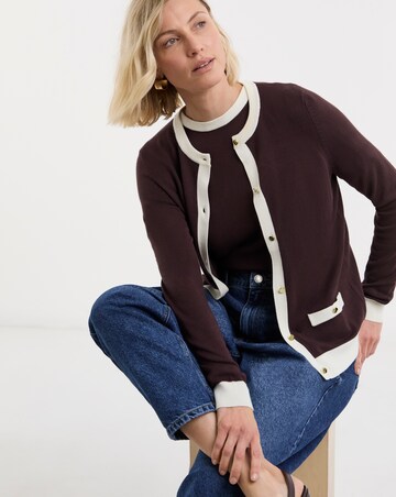 Contrast Tipping Knitted T-shirt