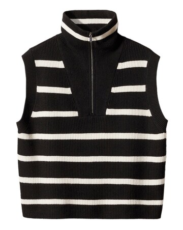 Mango Knitted Stripped Vest