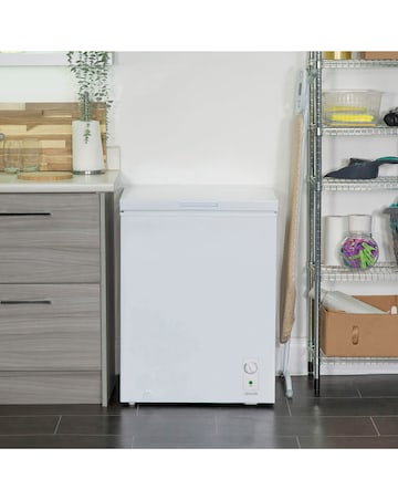 Abode A142CF0E1W Chest Freezer 142L White + Install