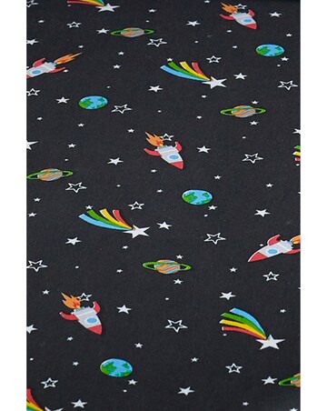 Catherine Lansfield Rainbow Rockets Fitted Sheet