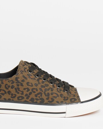 Angel Low Cut Canvas Trainers - Wide Fit (E)