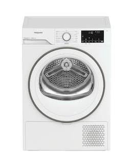 Hotpoint FabicCare C HSD 82M WW UK 8kg Heat Pump Tumble Dryer White + Install