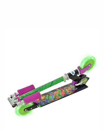MoVe Turtles Folding Inline Scooter with Light Up Wheels