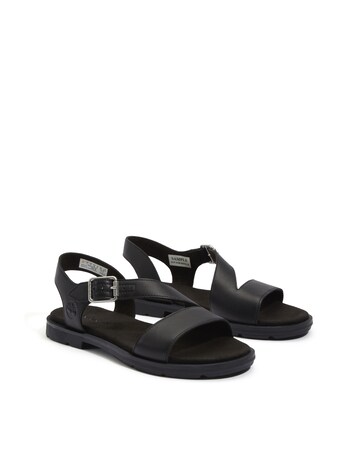Timberland Calista Bay Black Full Grain Sandals