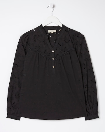FatFace Kerry Broderie Top