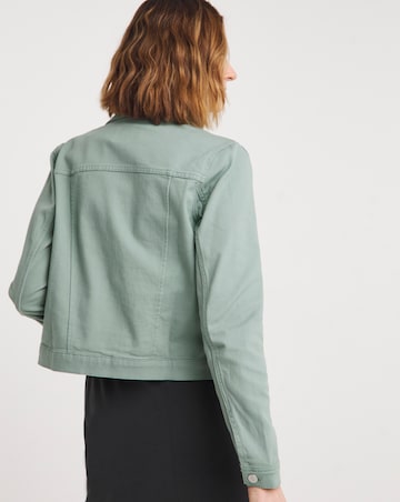 Green Western Denim Jacket