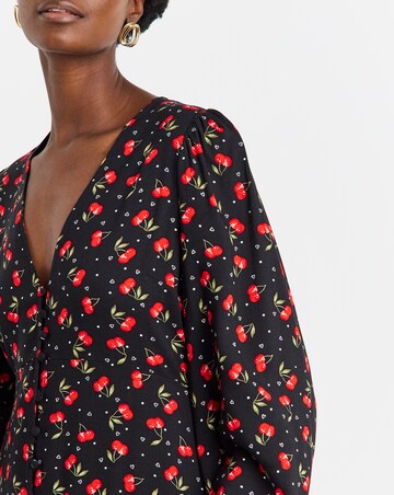 Button Through Tea Dress