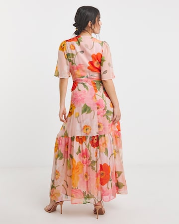 Hope & Ivy Nola Maxi Wrap Dress