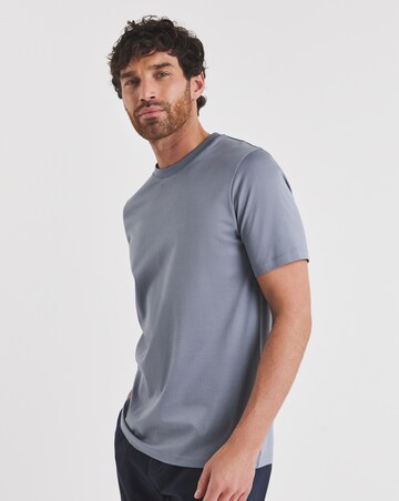 Folio Mercerised Supima T-Shirt- Pastel Blue
