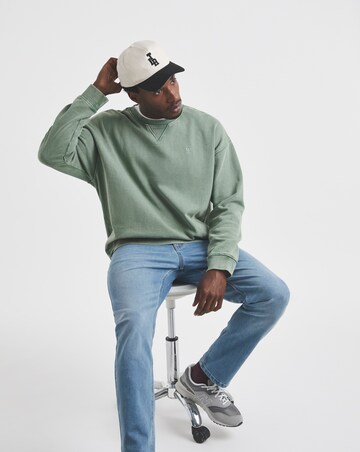 Union Garment Dyed Sweatshirt-Khaki