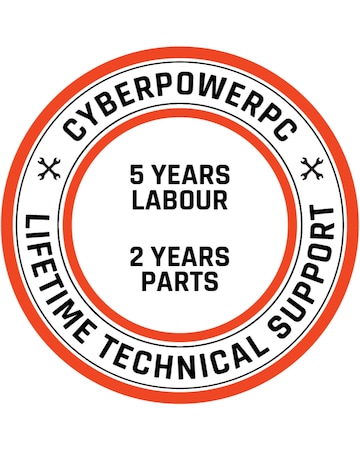 CyberPowerPC Blaze Intel Core i5-12400F, 16GB RAM, 1TB NVMe SSD Gaming Bundle